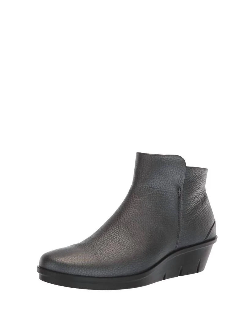 ECCO Women's Skyler Wedge Boot In Black,dark Silver 1