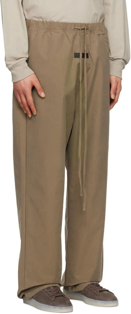 Fear of God ESSENTIALS Brown Relaxed Track Pants 2