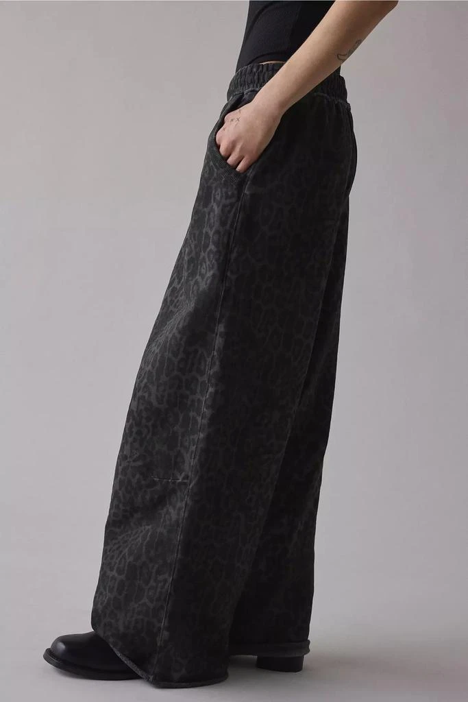 Jaded London Jaded London Charcoal Leopard Marled Monster Jogger 4