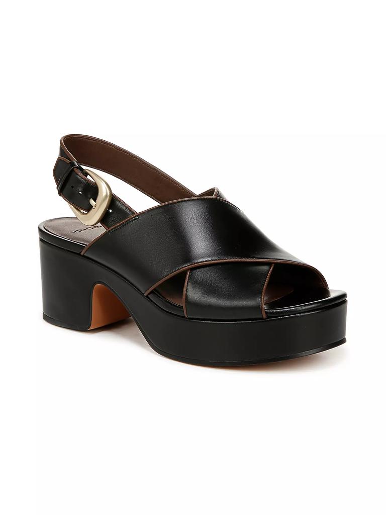 Vince Marlene 60MM Leather Platform Sandals