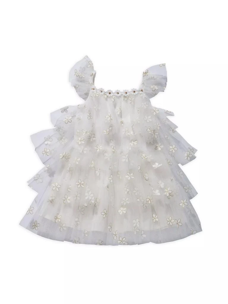 Petite Hailey Baby Girl's, Little Girl's & Girl's Daisy Layered Tutu Dress 1