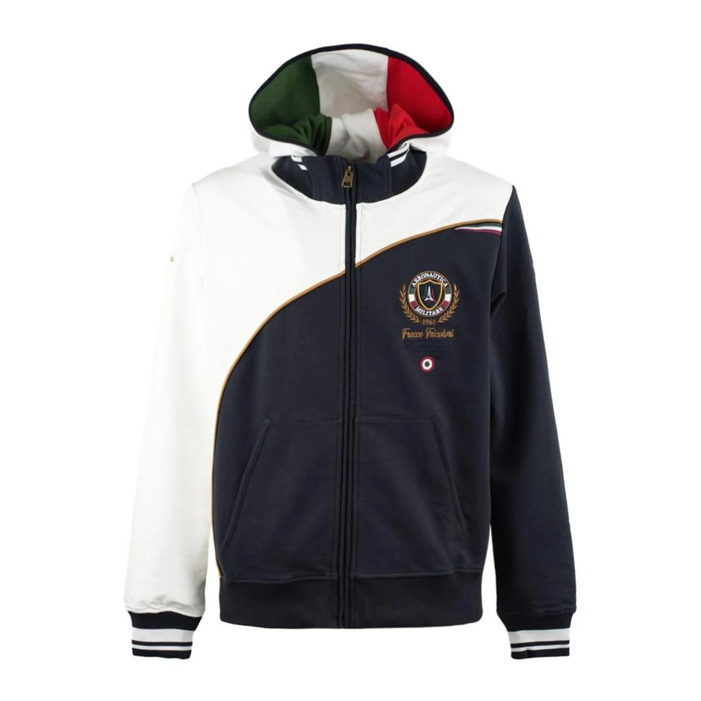 Aeronautica Militare Aeronautica Militare Sweatshirt Color-Block Removable Hood 1