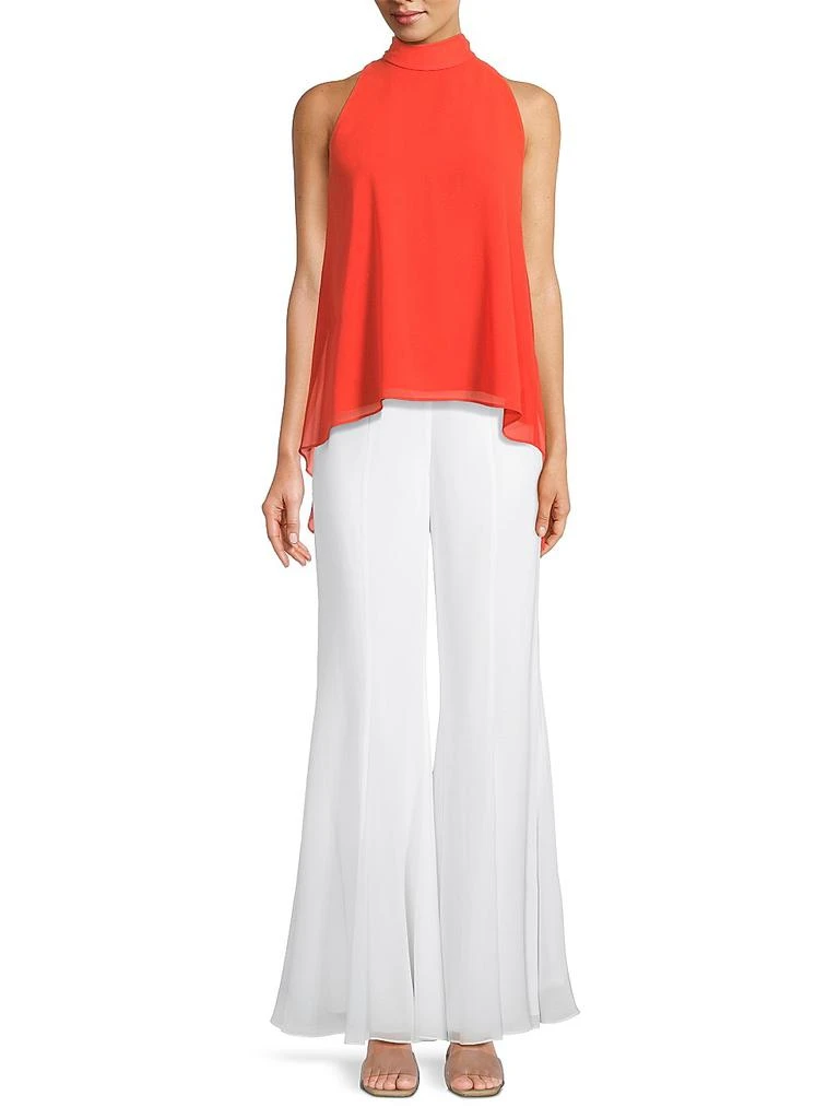 UNGARO Perry Chiffon Sleeveless Blouse 2