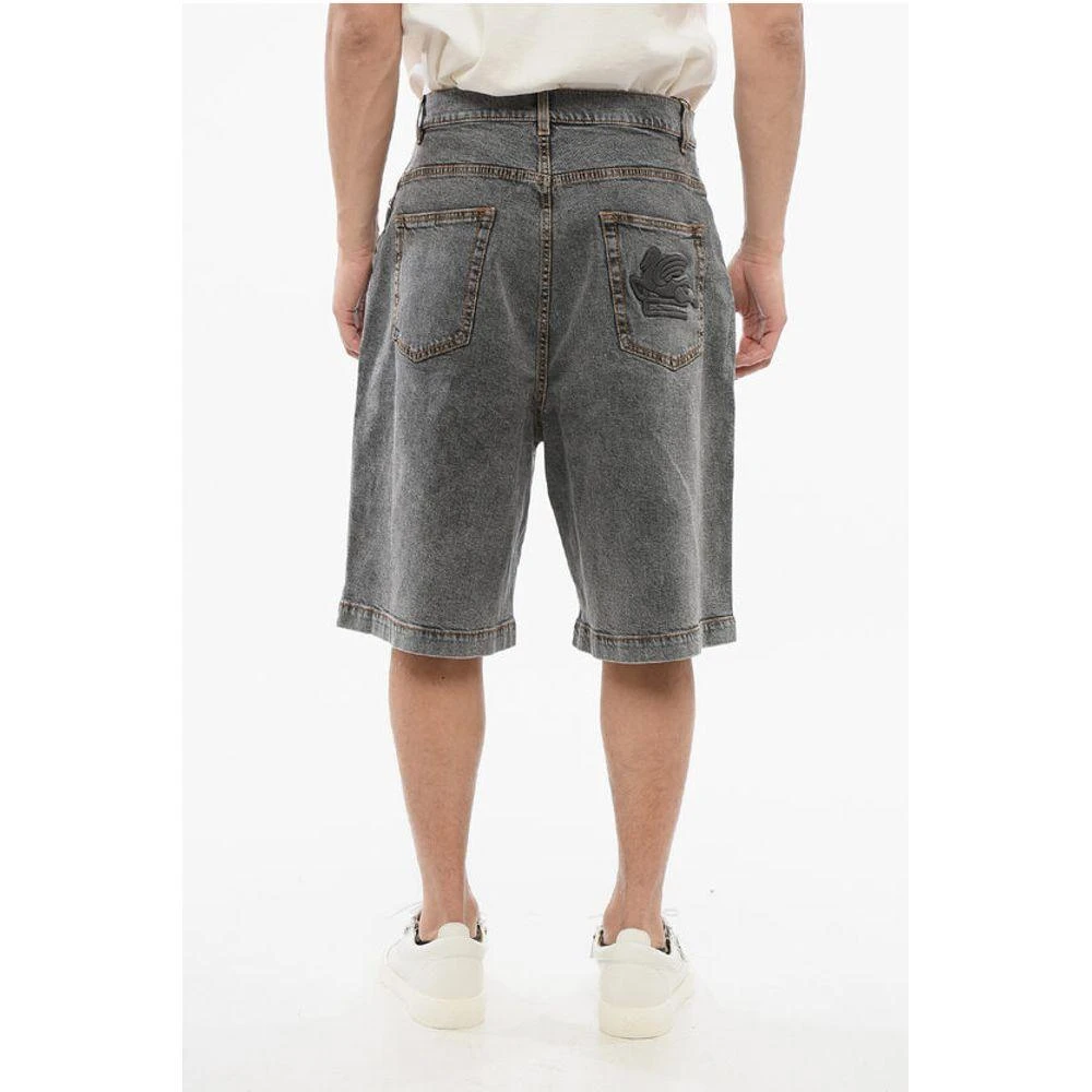 ETRO Etro Stone Washed Wide Leg Men's Denims 2