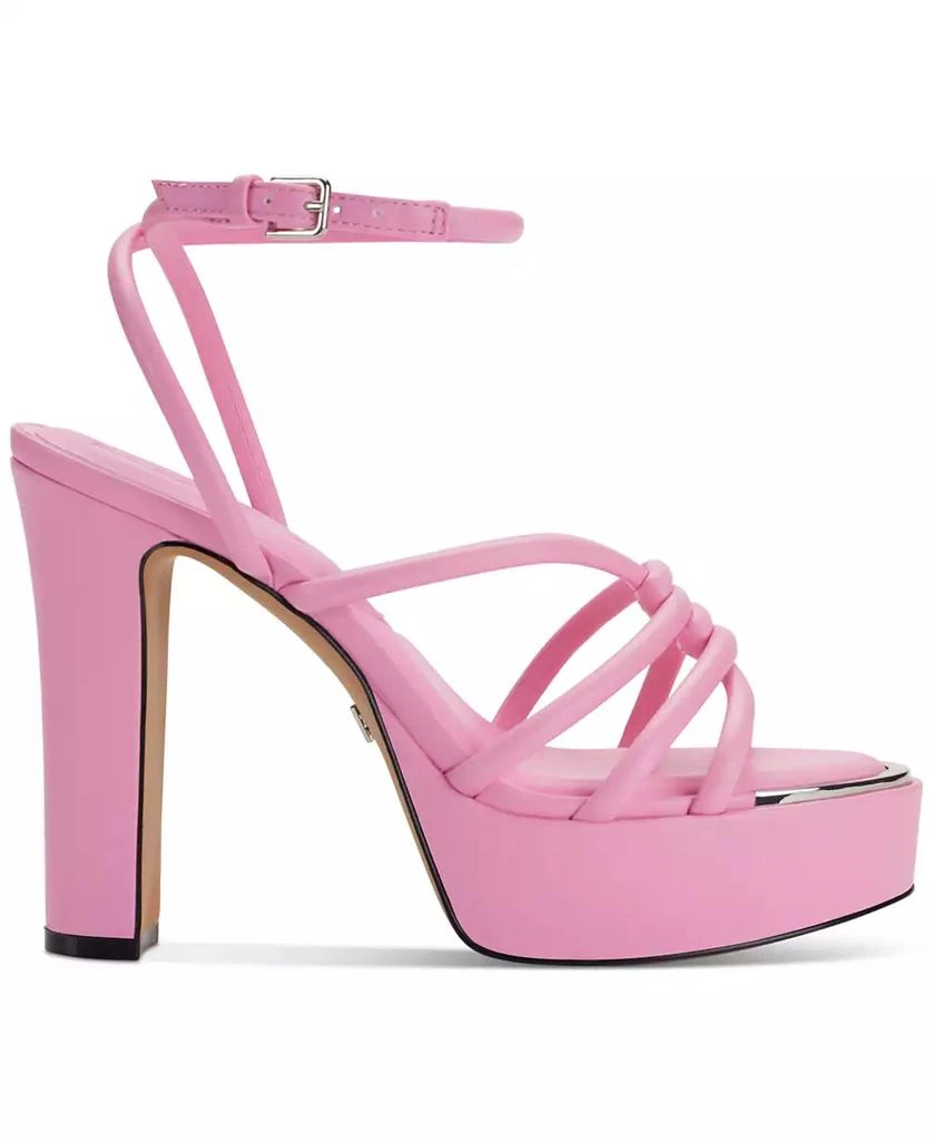 DKNY Women's Delicia Strappy Knotted Platform Sandals 6