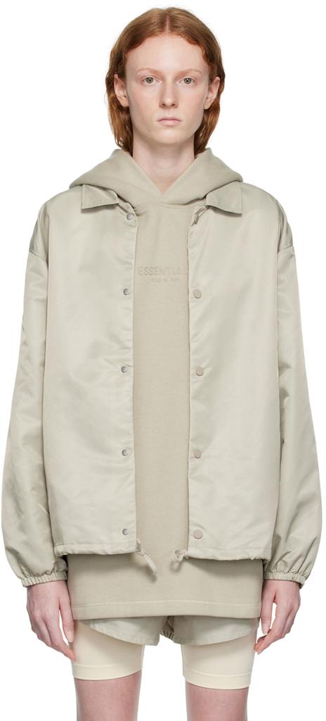 Fear of God ESSENTIALS Gray Nylon Jacket