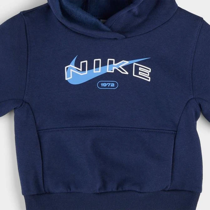 NIKE Infant Nike Outline Pullover Hoodie and Jogger Pants Set 9