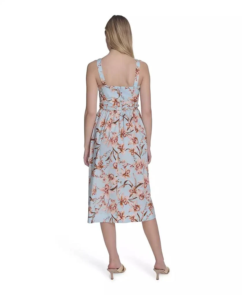 Eliza J Women's Cotton Sleeveless Midi Dress 3