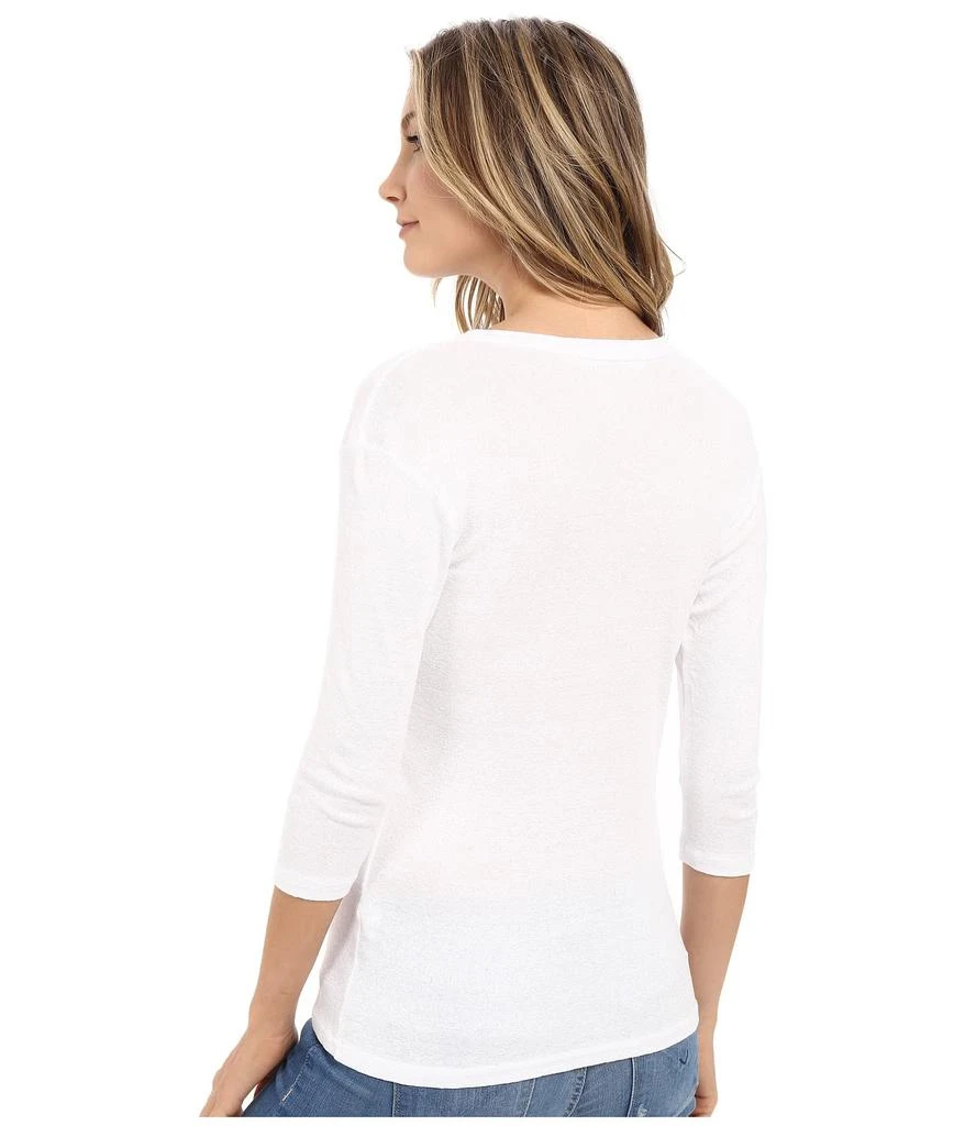 Michael Stars Shine Dora 3/4 Sleeve Crew Neck Shirt 3