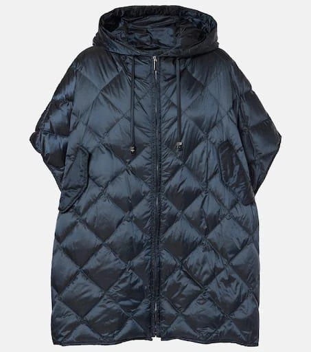 Max Mara The Cube Treman quilted down cape 1