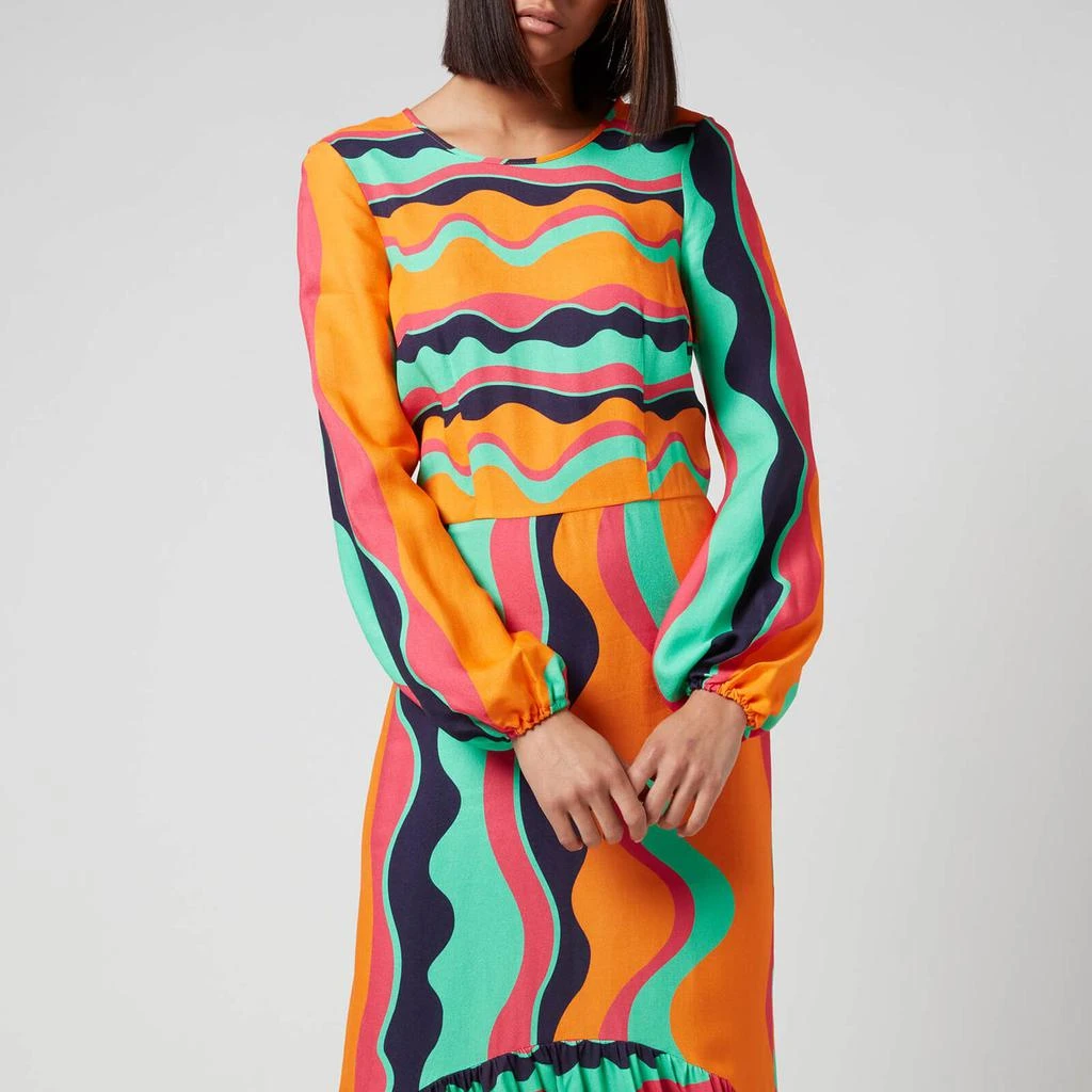 The Hut Never Fully Dressed Women's Curved Wave Sierra Dress - Multi 3