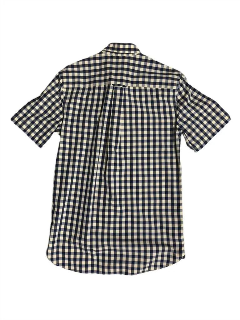 Fred Perry Men's Pastel Gingham Shirt In Wax Yellow 2