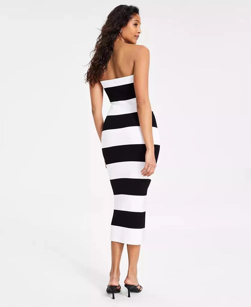 Bar III Women's Strapped Sleeveless Ribbed Dress, Exclusively at Macy's 5
