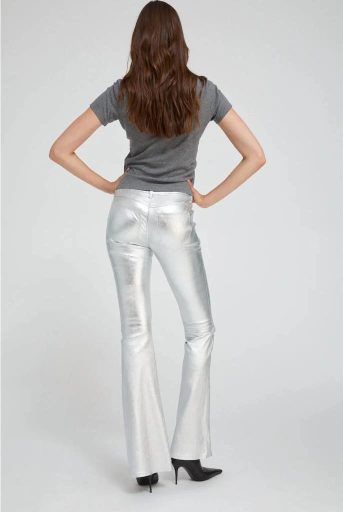 SPRWMN Sprwmn - Leather 5 Pocket Micro Flare Pants 3