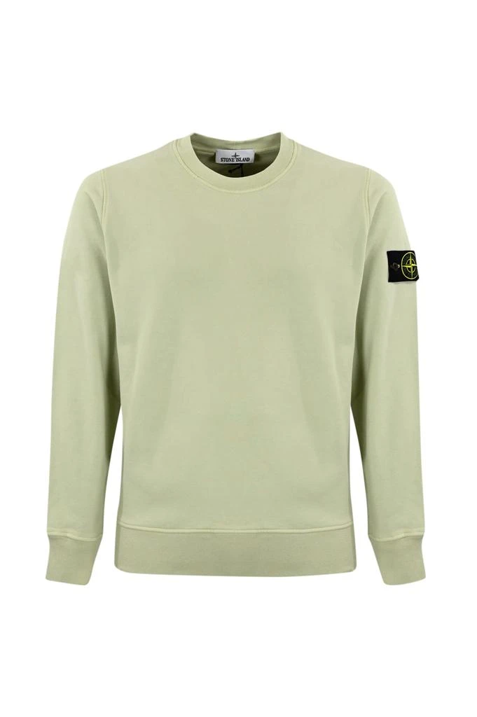 Stone Island Cotton Sweatshirt With Logo 63051 1