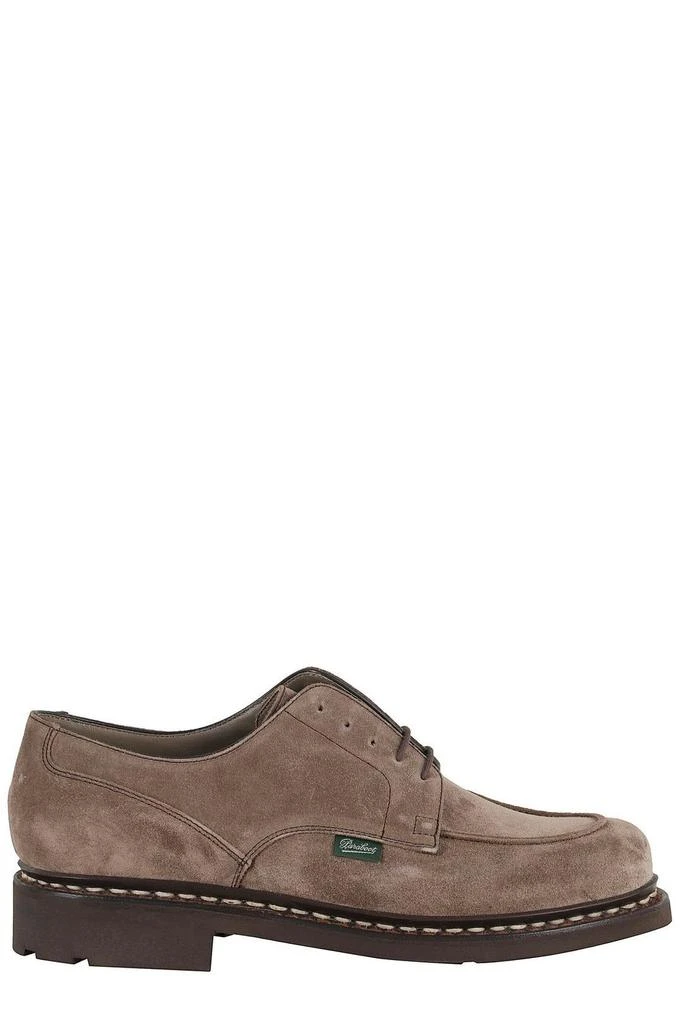 Paraboot Moccasin Toe Dress Shoes with Textured Leather 