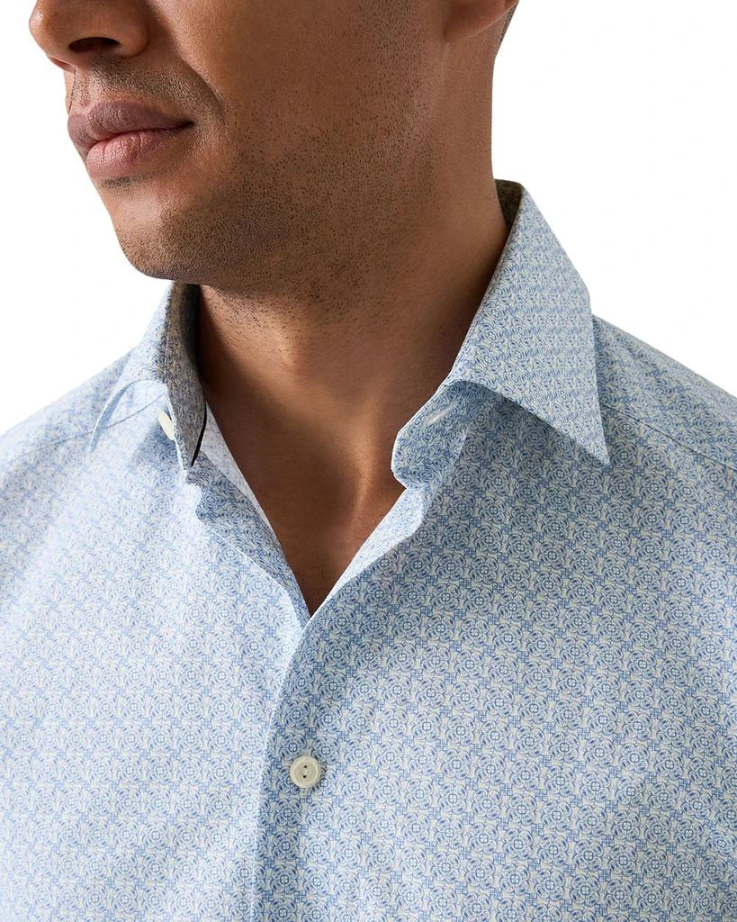 Eton Slim Fit Geometric Print Shirt 3