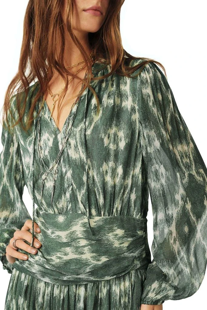ba&sh Minthe Tie Neck Dress 5