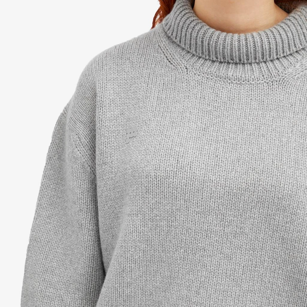 Pangaia Pangaia Recycled Cashmere Knit Chunky Turtleneck Sweater 5