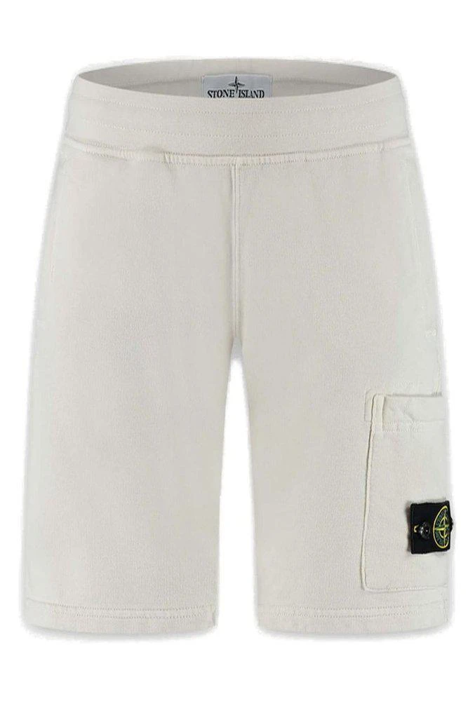 Stone Island Junior Stone Island Junior Logo Patch Shorts