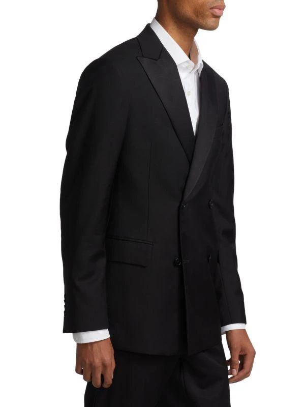Saks Fifth Avenue Slim Fit Double Breasted Dinner Jacket 3