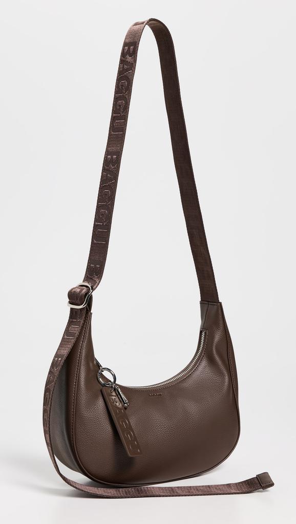 Baggu Small Recycled Leather Crescent Bag