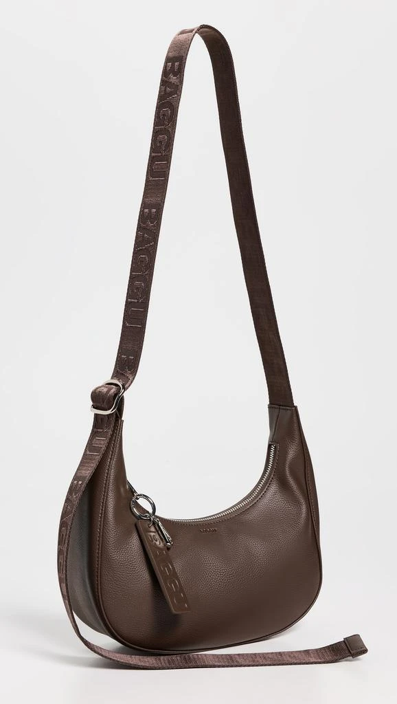 Baggu Small Recycled Leather Crescent Bag 1