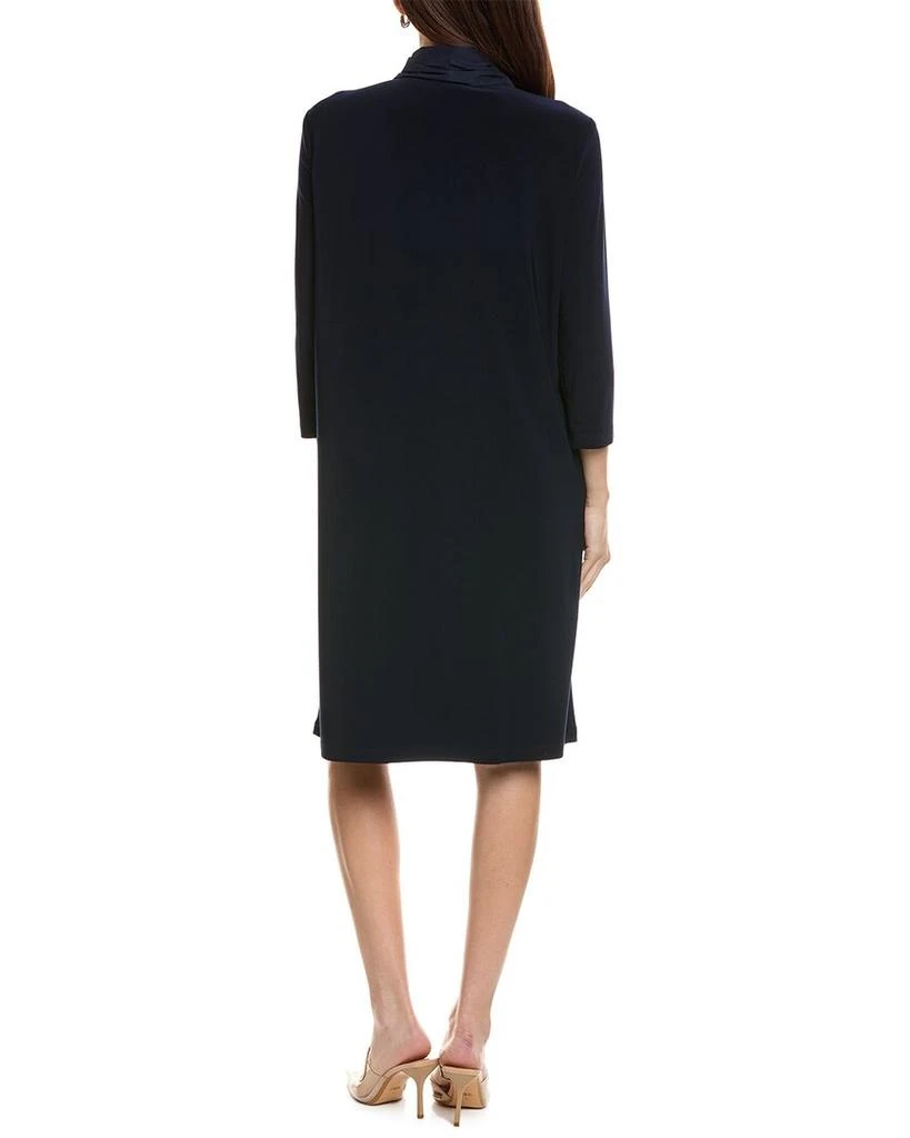 JOSEPH RIBKOFF Funnel Neck Mixed Media Shift Dress 2