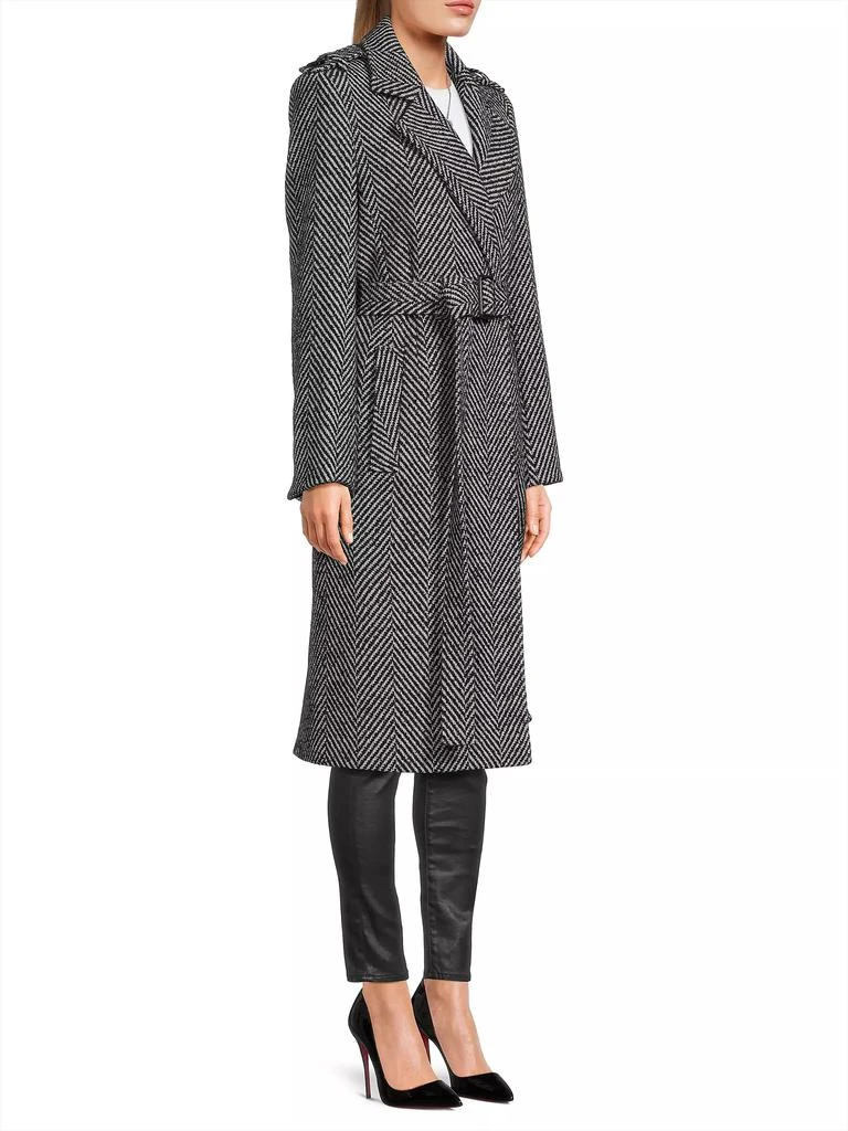 Sam Edelman Herringbone Wrap Coat 4