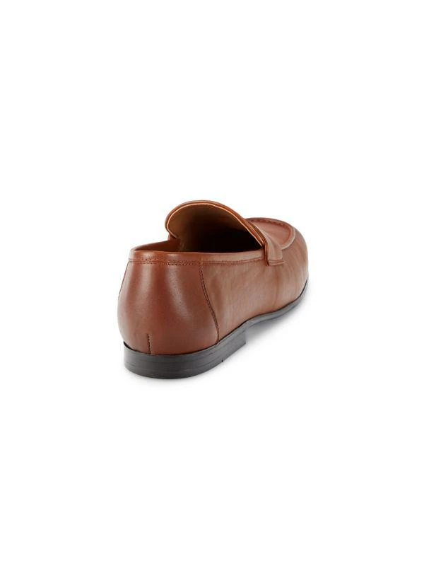 Saks Fifth Avenue Miguel Leather Penny Loafers 3