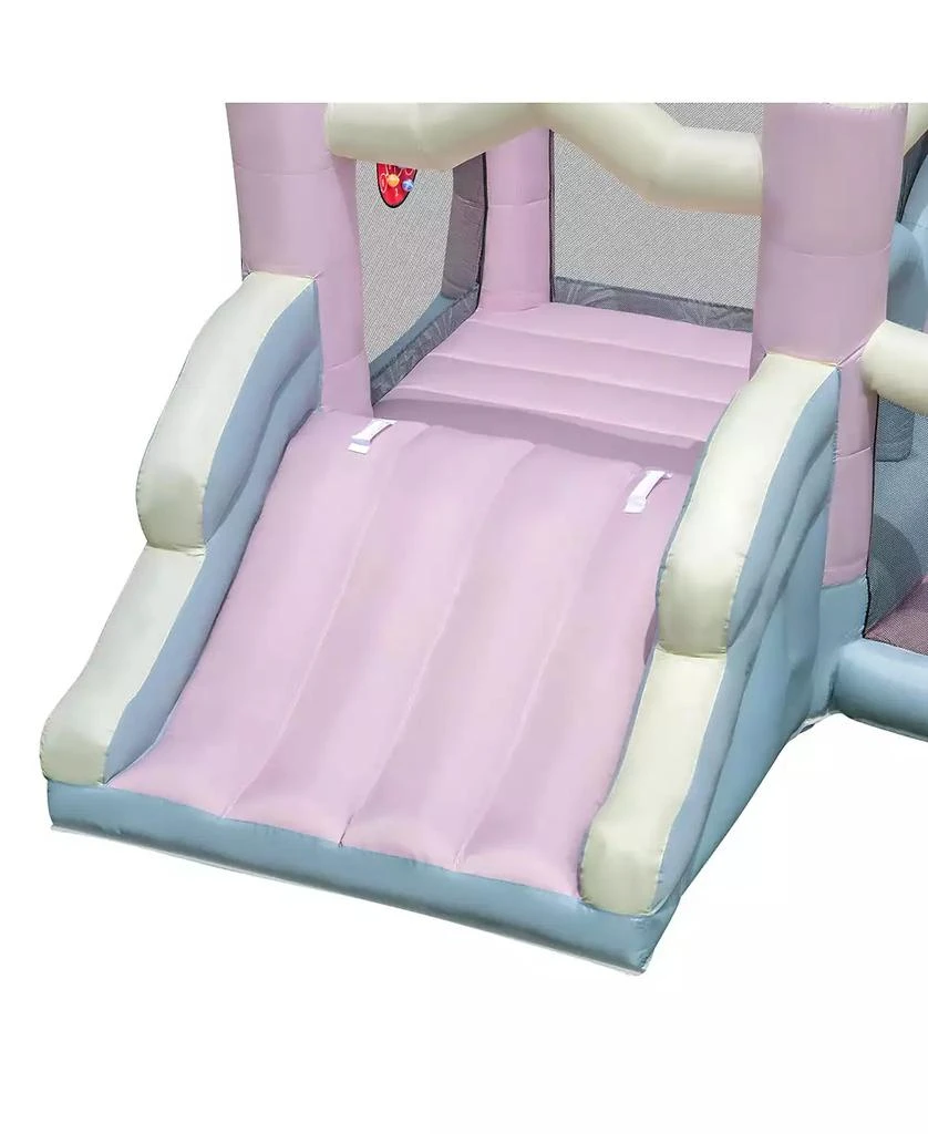 Slickblue Inflatable Kids Bounce House with Slide 
Boxing Columns Fun Bouncy Castle for Parties 
Playtime 5