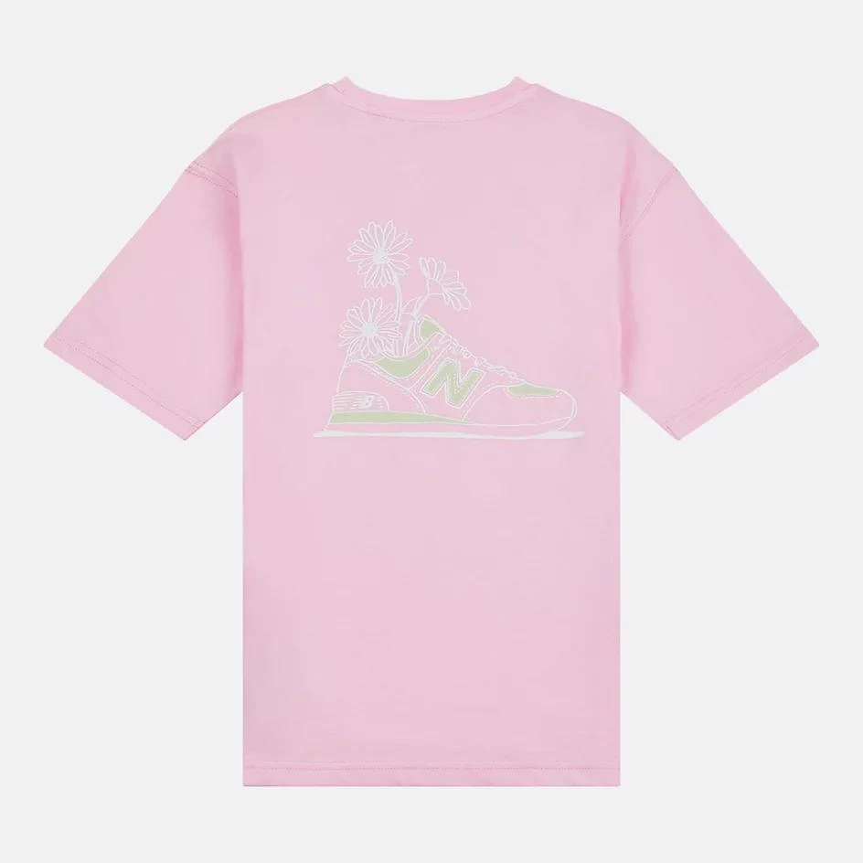 New Balance Floral Sneaker Back Graphics T-Shirt 8