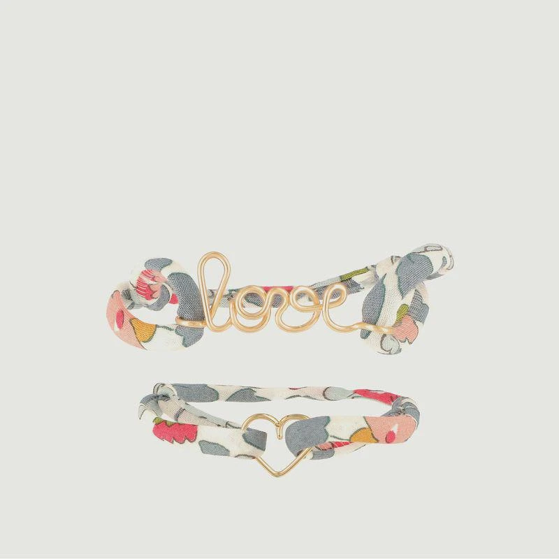 Atelier Paulin Cord bracelet Duo  Porcelaine ATELIER PAULIN 1