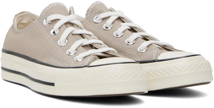 Converse Taupe Chuck 70 Vintage Canvas Sneakers 4