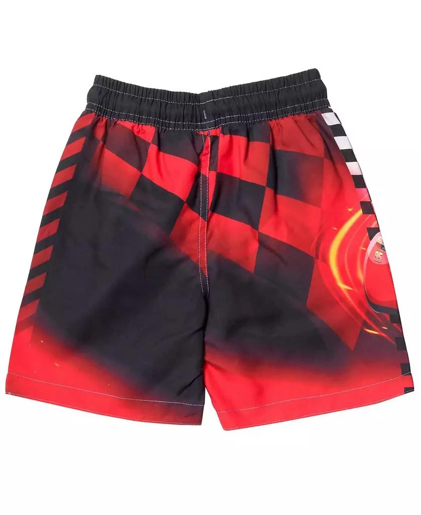 Cars Boys Disney Pixar Lightning McQueen Rash Guard and Swim Trunks Outfit Set 5