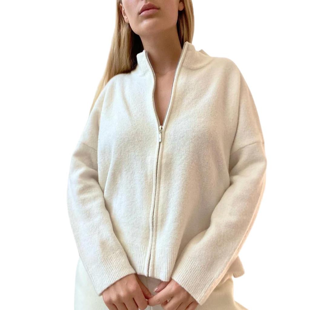 CRUSH CASHMERE Crush Cashmere - FLORES CROPPED BOMBER JACKET
