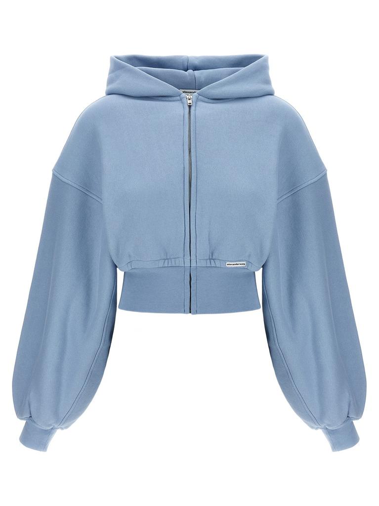 Alexander Wang Oversized Tailored Shirt Jacket In Wool in