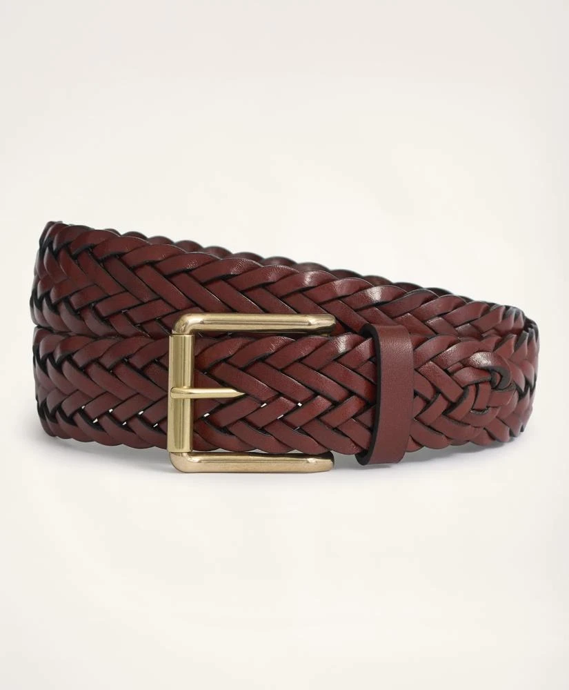 Brooks Brothers Braided Leather Belt 1