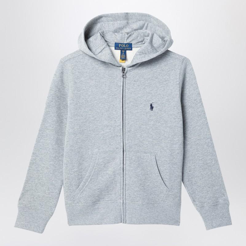 Ralph Lauren Grey cotton zip sweatshirt
