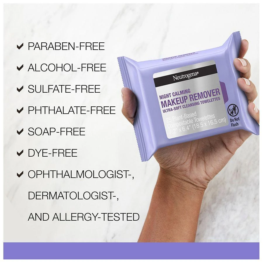Neutrogena Night Calming Facial Cleansing Wipes Unspecified 11