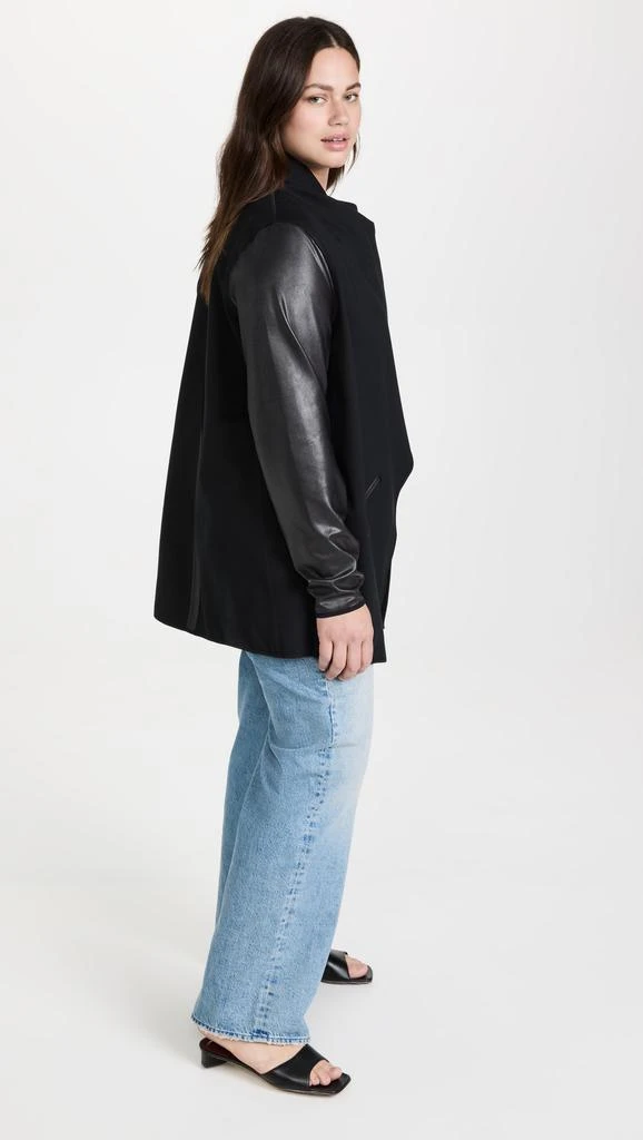 SPANX Faux Leather Convertible Jacket 8