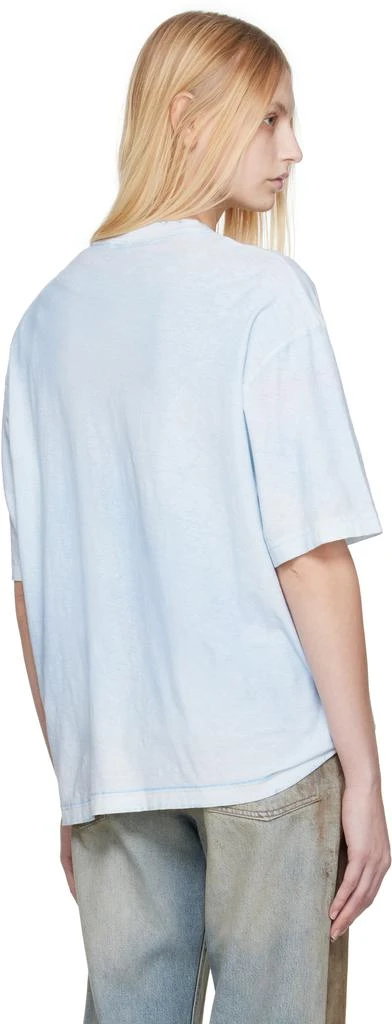 Acne Studios Blue Relaxed Fit Logo T-shirt 3