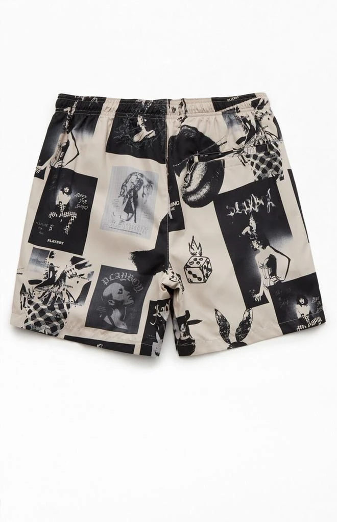 Playboy By PacSun Dive 6" Swim Trunks 2