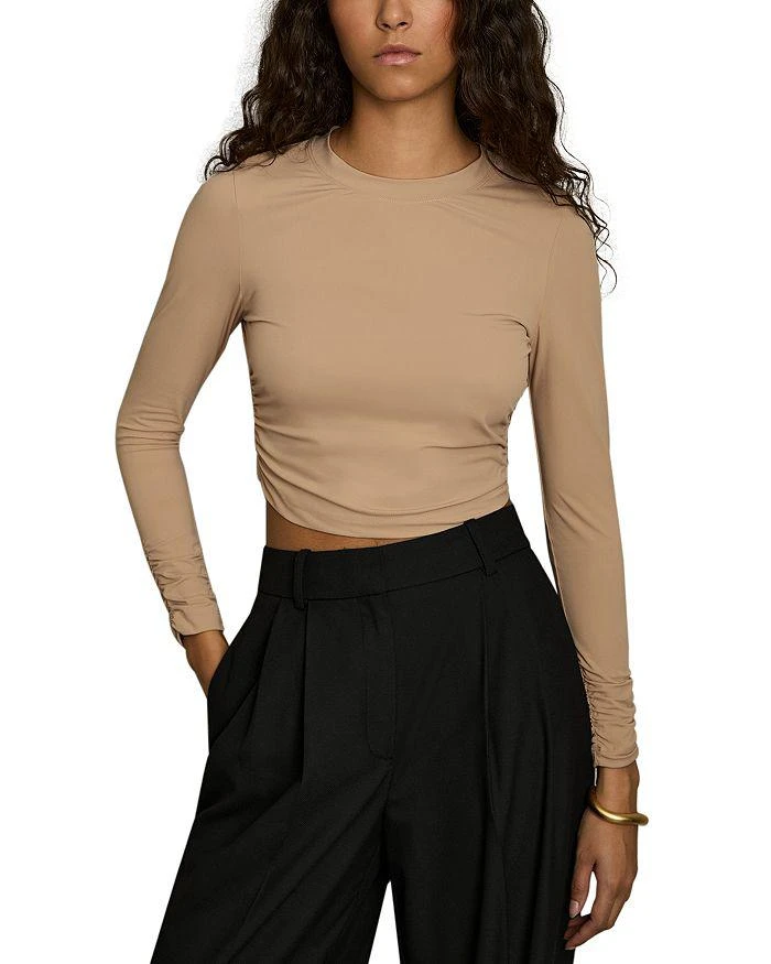 REISS Edith Crop Seamless Top 1