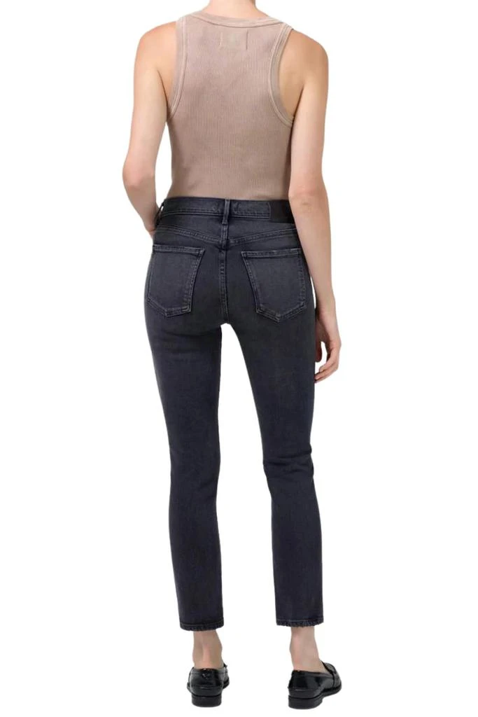 Citizens of Humanity Ella Mid Rise Crop Jeans In Film Noir 2