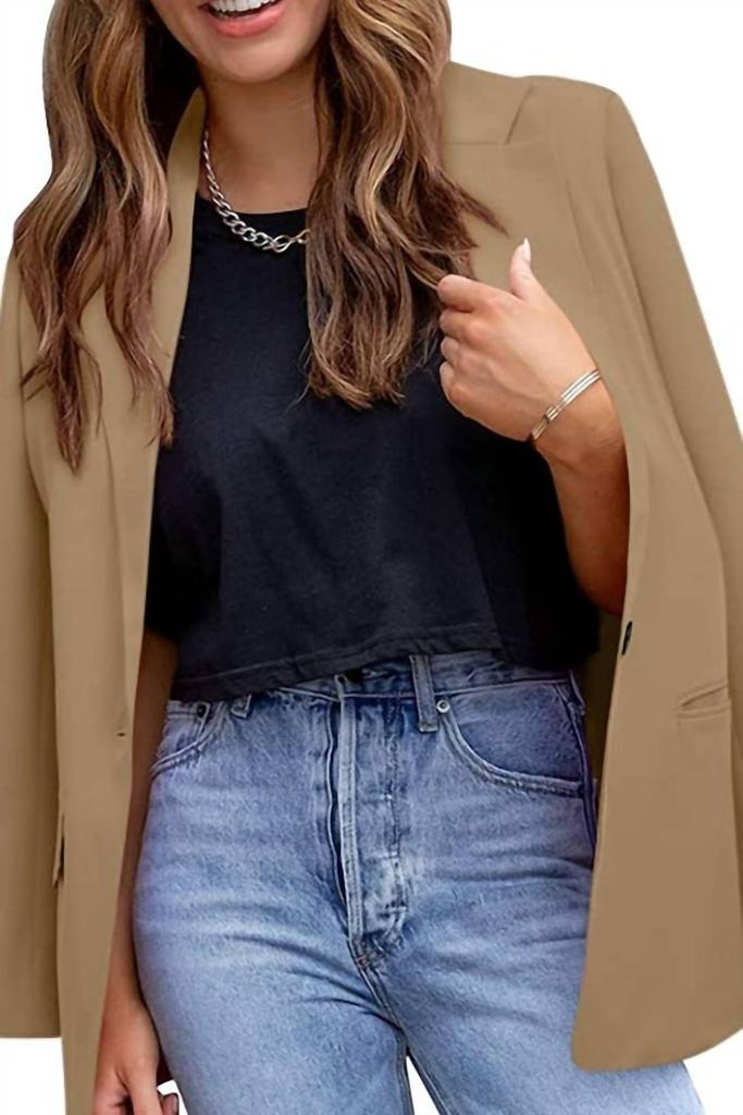 UNISHE Unishe - Chic Essentials Open Lapel Blazer