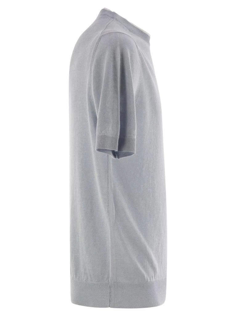 Peserico T-Shirt In Linen And Cotton Yarn 3