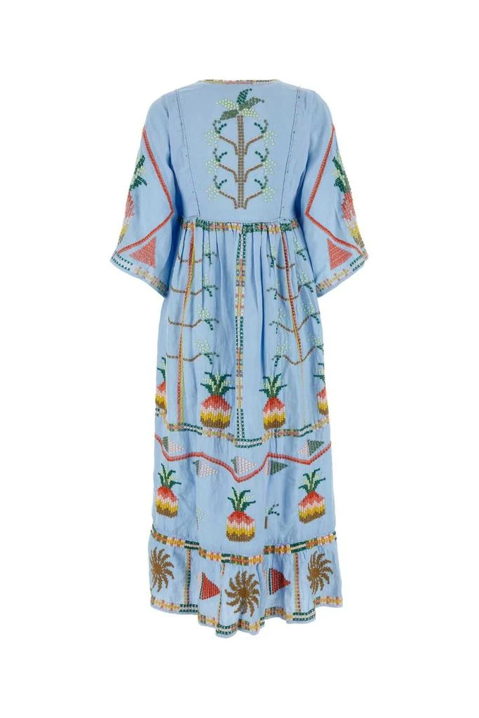 Farm Rio Farm Rio Embroidered Midi Dress 2