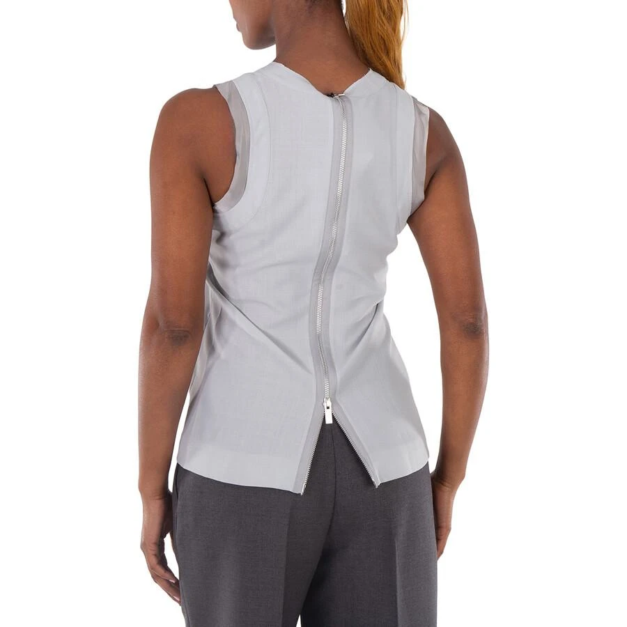 Sacai Zipped-Back Round-Neck Tank Top 3