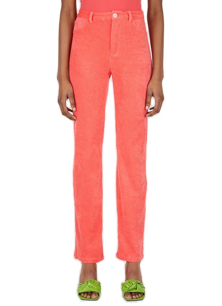 Maisie Wilen Maisie Wilen Mockumentary Terry Straight-Leg Jeans